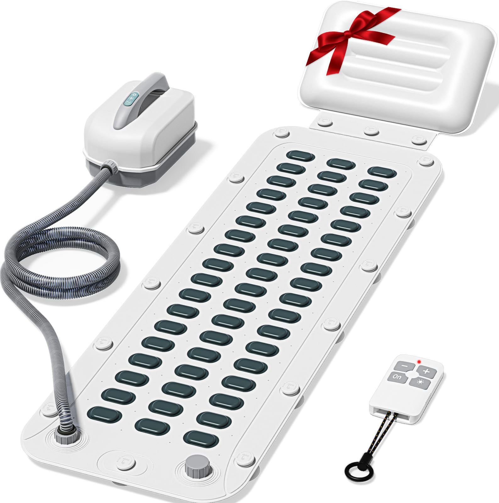 PRISMLOFT - New Upgraded Electric Bubble Spa Massager Bathtub Mat
