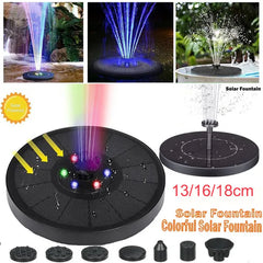 Solar Color Fountain