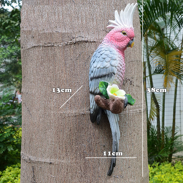 Resin Parrot Statue