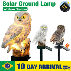 Solar Owl Ground Light