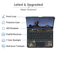 Upgraded 360° Rotating Bluetooth Magic Keyboard