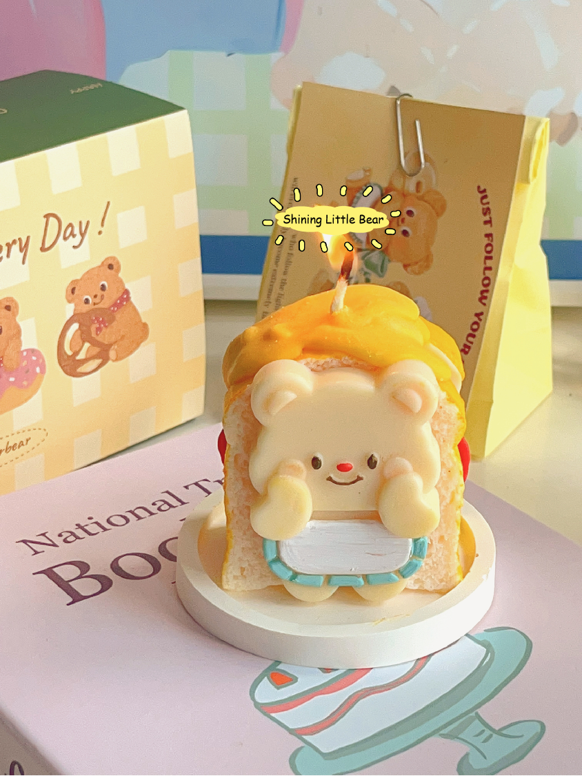 Bear Toast Aromatherapy Candle