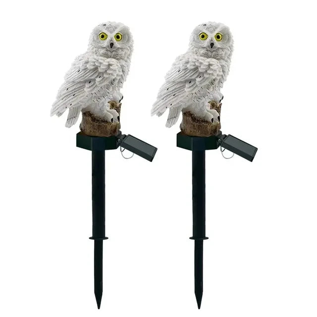 Solar Owl Ground Light